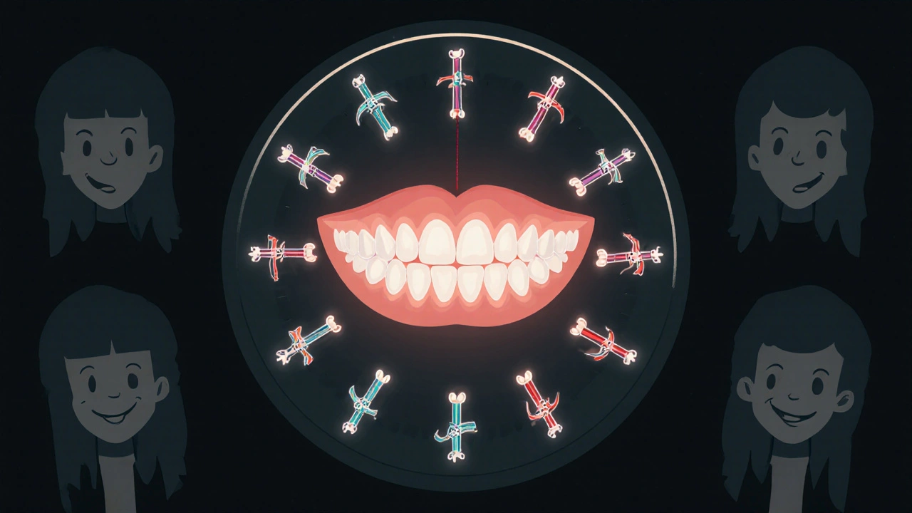 Hodiny s roztrženými gumičkami symbolizují zpoždění léčby.