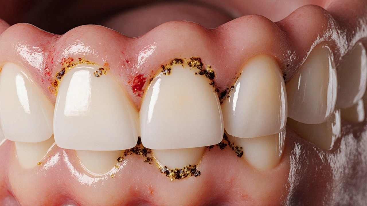 Jak vypadá paradentóza? Příznaky, průběh a co dělat, když máte zánět dásní