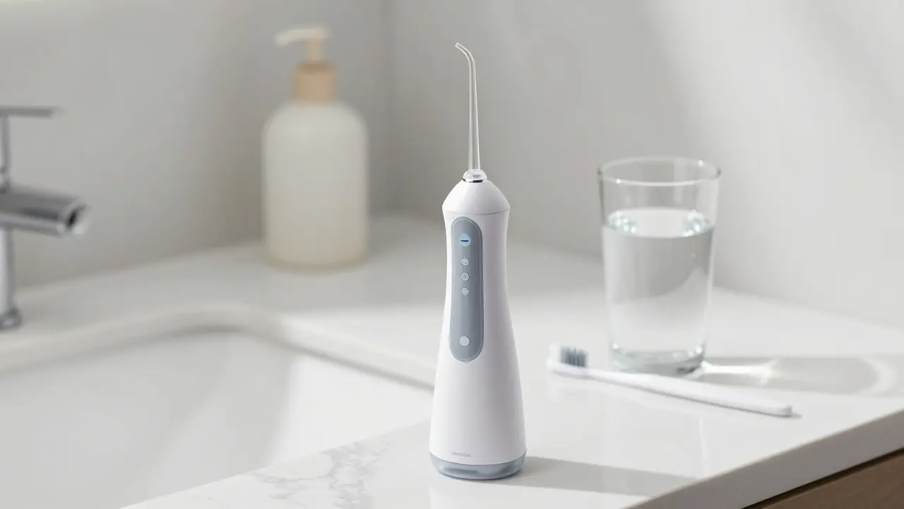 Jak správně používat ústní sprchu: Kompletní návod pro nositele fixních rovnatek