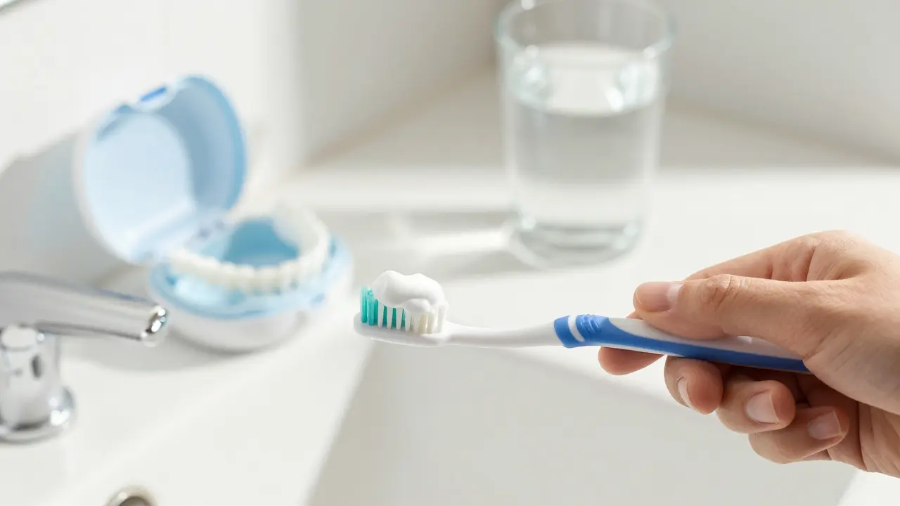 Jemné čištění zubů měkkým kartáčkem a péče o hygienu