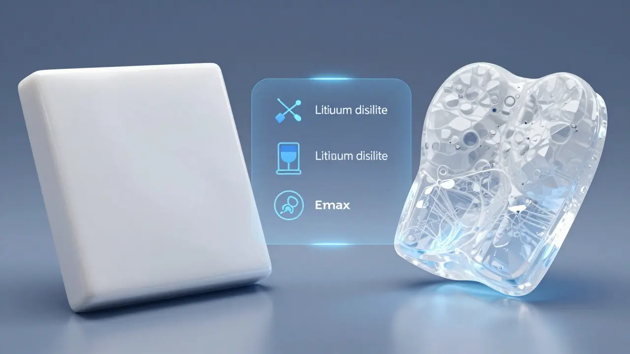 Srovnání materiálů pro zubní fazety: porcelán versus oxid křemičitý