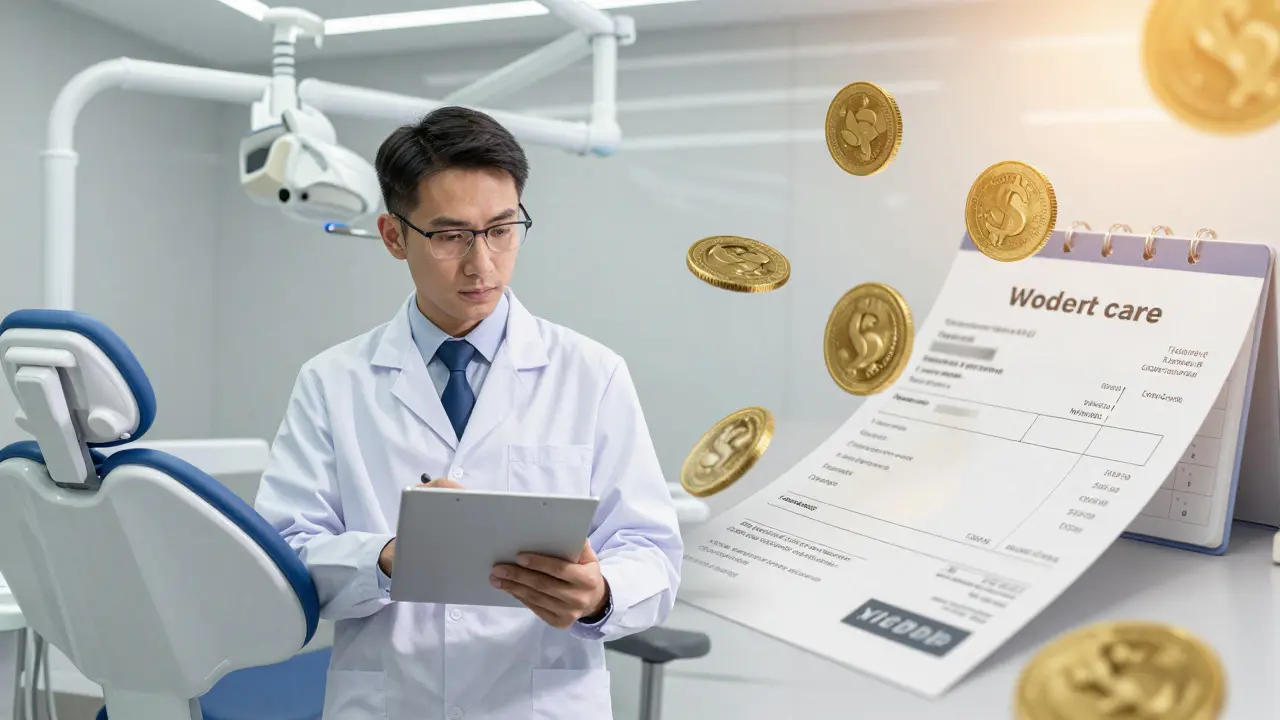 Koncept finančního plánování a skrytých nákladů na rekonstrukci chrupu