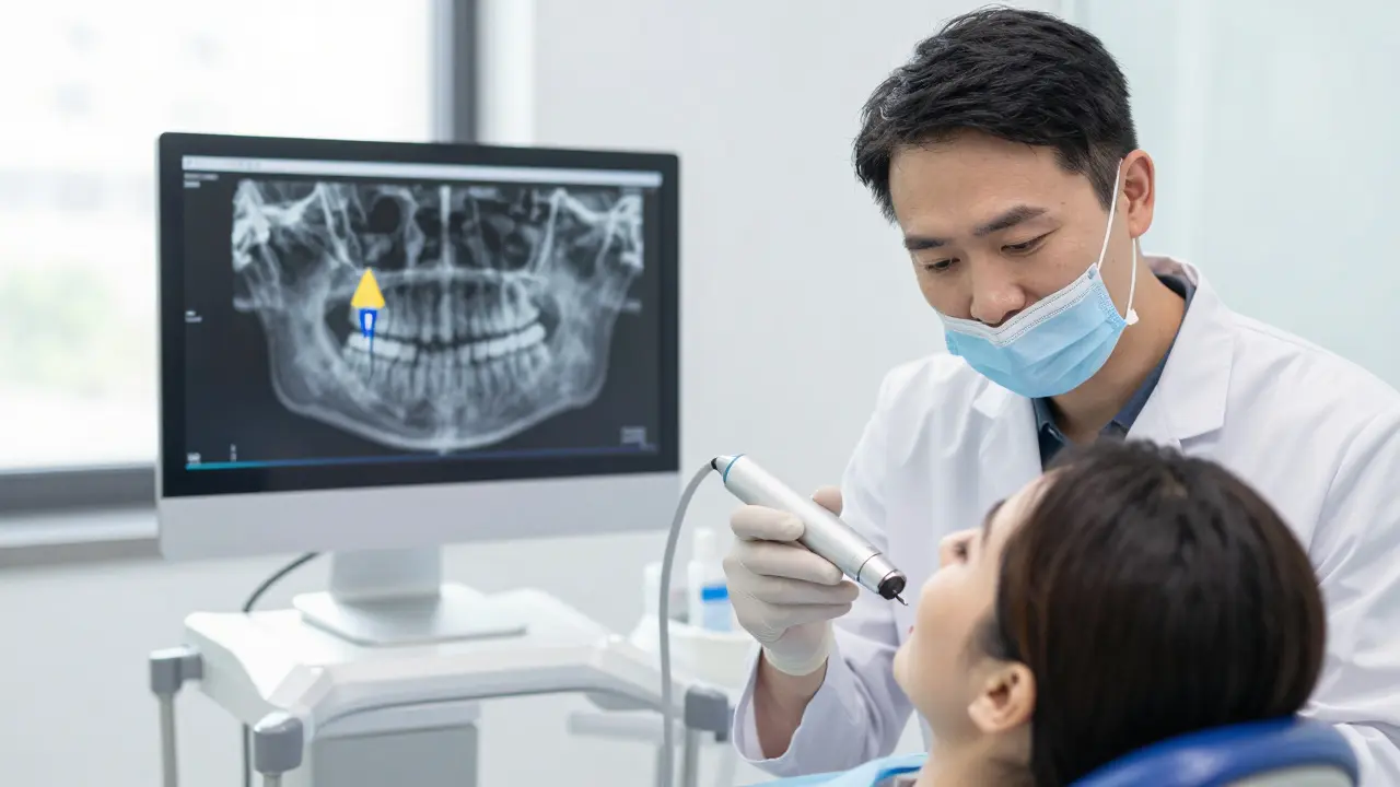 Moderní stomatologická ordinace s 3D diagnostikou a lékařem