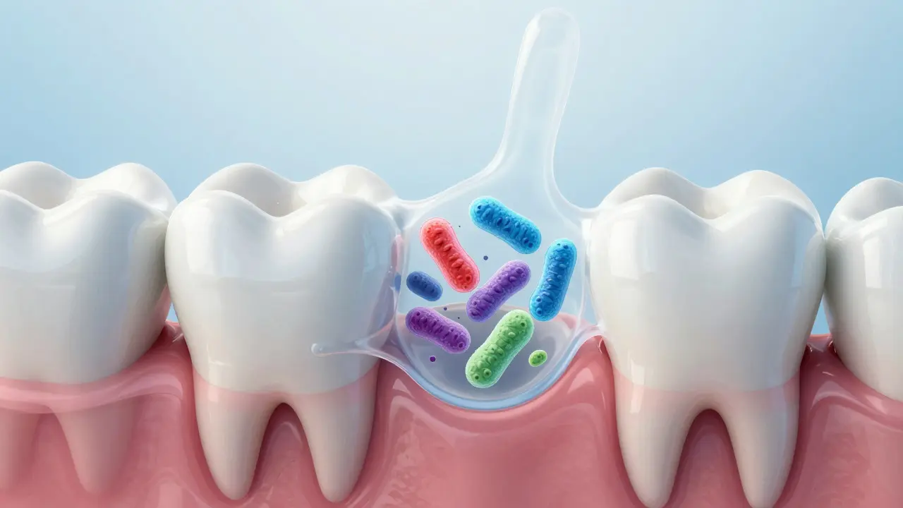 Zubní plak a parodontóza: Jak biofilm ničí dásně a co s tím dělat
